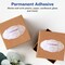 Avery Pearlized Ivory Oval Scalloped Labels with Sure Feed Technology, Print-to-the-Edge, 1-1/8" x 2-1/4"